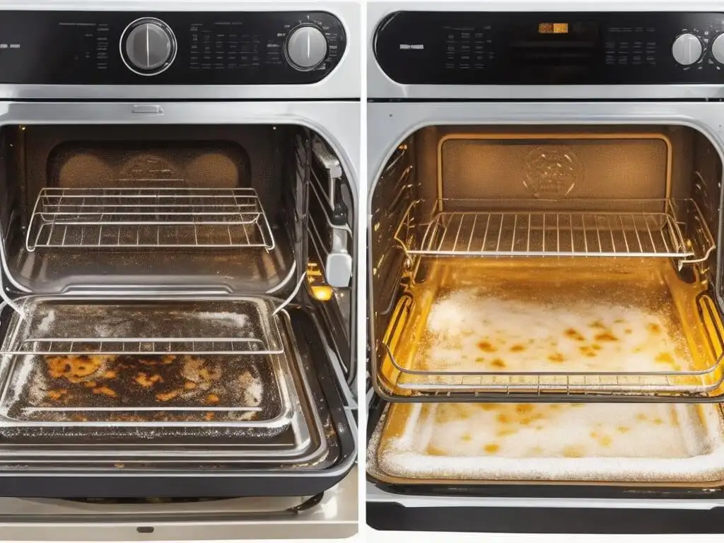 how to clean tough oven stain